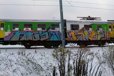 Graffiti Train - Photo by Antykacap (2010)