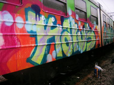 Graffiti Train - Photo by Antykacap (2014)