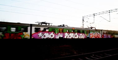Graffiti Train - Photo by Antykacap (2015)