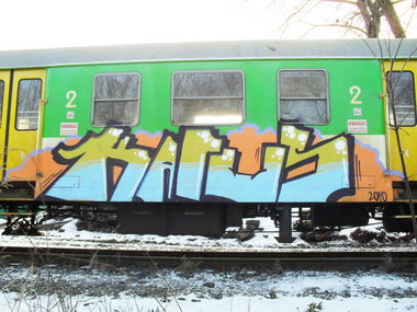 Graffiti Train - Photo by Antykacap (2010)