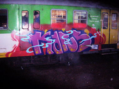 Graffiti Train - Photo by Antykacap (2014)