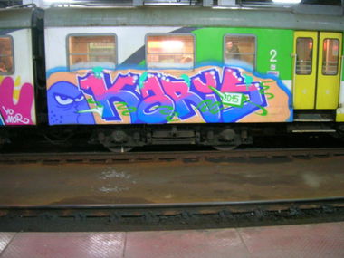 Graffiti Train - Photo by Antykacap (2015)