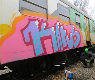 Graffiti Train - Photo by Antykacap (2014)