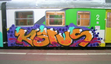 Graffiti Train - Photo by Antykacap
