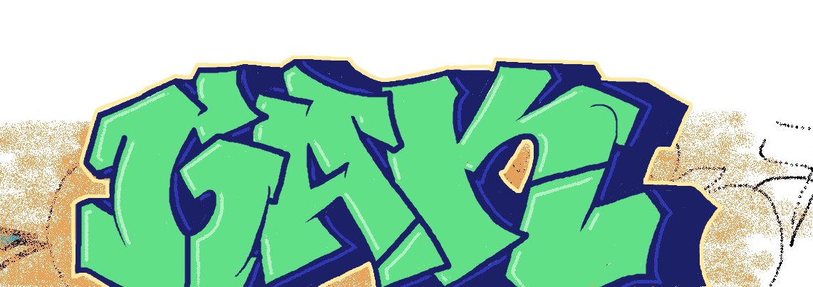 Graffiti Sketch in München - Photo by Anusvisage - gak, snack, munich (2013)