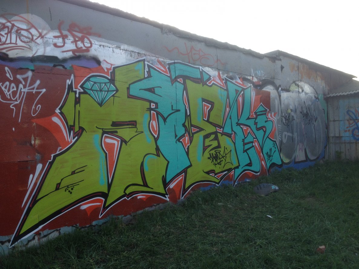 Graffiti Wall - Photo by Apeck