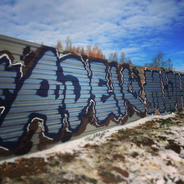 Graffiti Bombing - Photo by Apeck - Apek, and, Miph (2014)