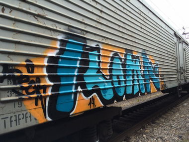 Graffiti Train - Photo by Apeck - Koma, by, Apek (2014)