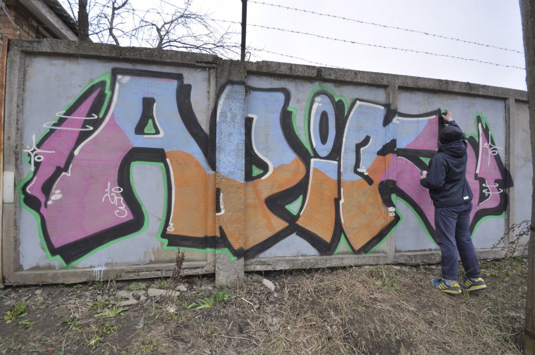 Graffiti Wall in Vinnitsa - Photo by Apo_Ukraine - apo, apik, ????