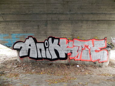 Graffiti Bombing in Vinnitsa - Photo by Apo_Ukraine - apo, apik