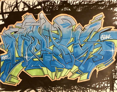 Graffiti Wall - Photo by Argue (2019)