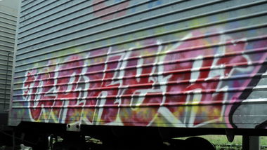 Graffiti Train in Yekaterinburg - Photo by Arker - arker (2012)