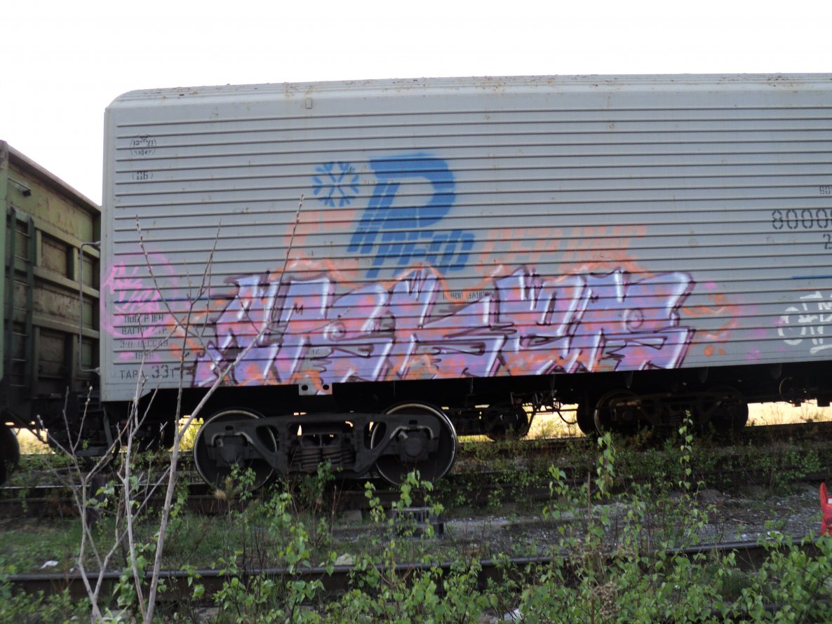 Graffiti Train in Yekaterinburg - Photo by Arker - arker (2012)
