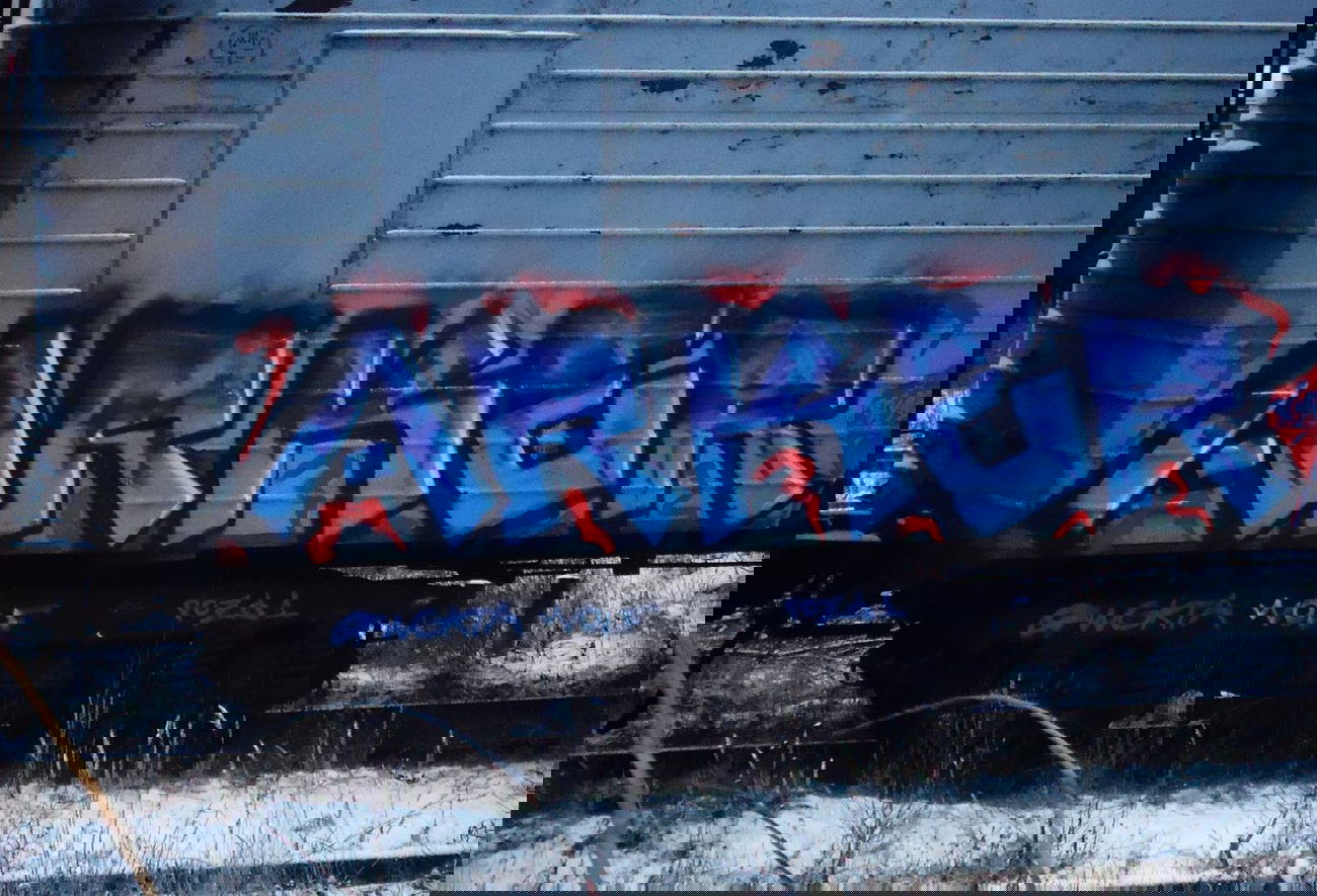 Graffiti Train in Yekaterinburg - Photo by Arker - arker (2013)
