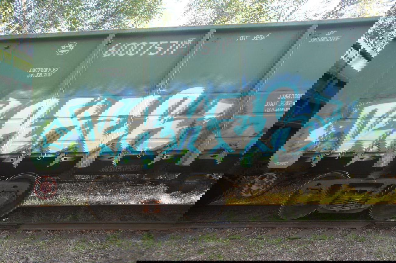 Graffiti Train in Yekaterinburg - Photo by Arker - Arker (2013)
