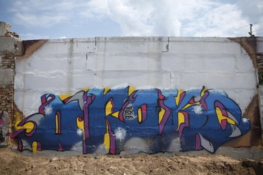 Graffiti Wall in Feodosiya - Photo by AroX (2013)