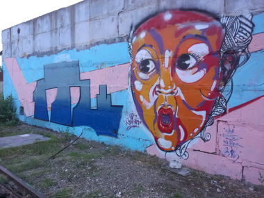 Graffiti Wall - Photo by AroX - ITU, 2015, NSK/