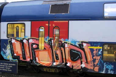 Graffiti Train - Photo by Arschloch - Vagin
