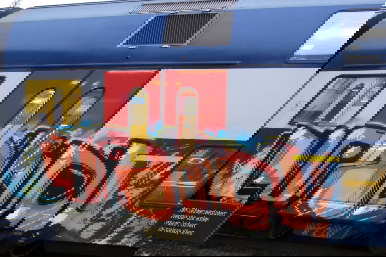 Graffiti Train - Photo by Arschloch - Vagin