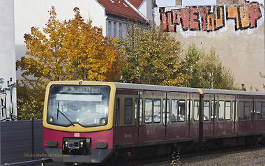 Graffiti Bombing in Berlin - Photo by Arschloch - ilove, you, 1up