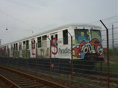 Graffiti Train - Photo by Arschloch - Zossen