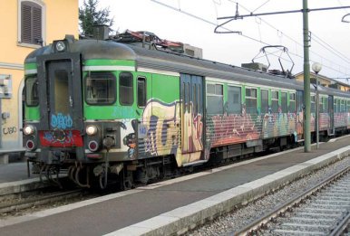 Graffiti Train - Photo by Arschloch