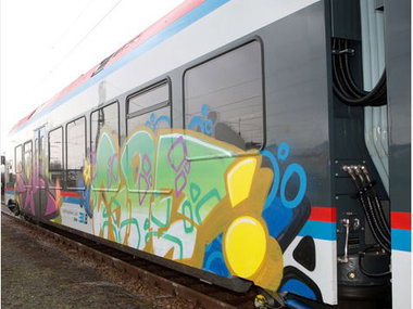 Graffiti Train - Photo by Arschloch - ?