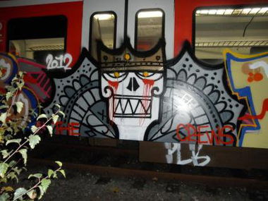 Graffiti Train - Photo by Arschloch