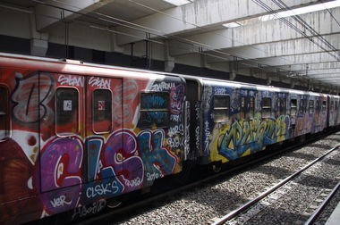Graffiti Train - Photo by Arschloch - CLSK