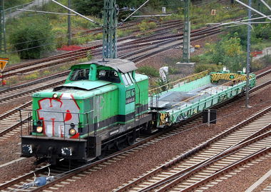 Graffiti Train in Berlin - Photo by Arschloch - HD