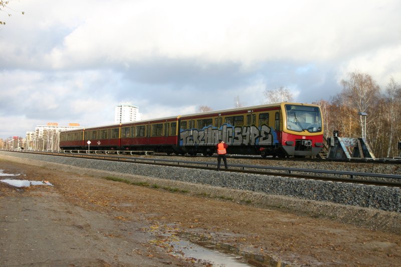 Graffiti Train in Berlin - Photo by Arschloch - terz, hawc, sype