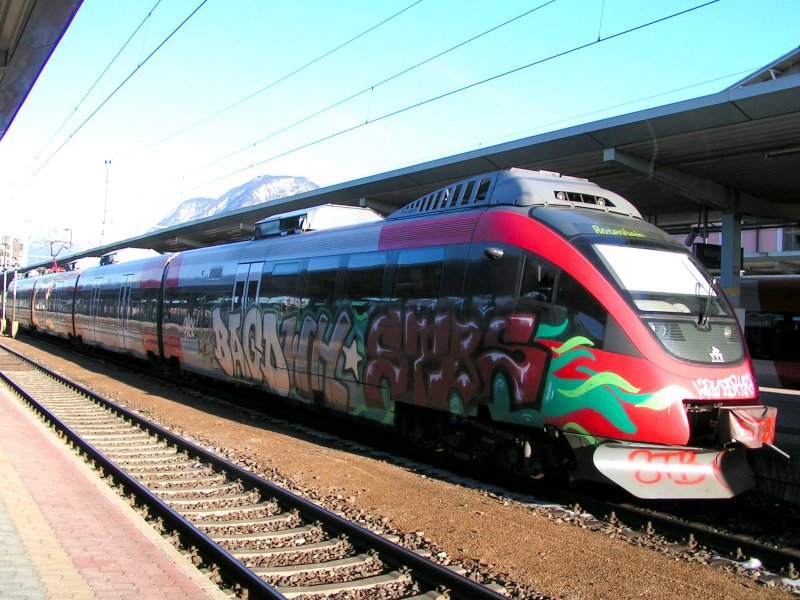 Graffiti Train - Photo by Arschloch - bagd, wh, stbs