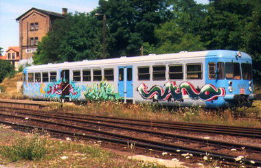 Graffiti Train - Photo by Arschloch - ?