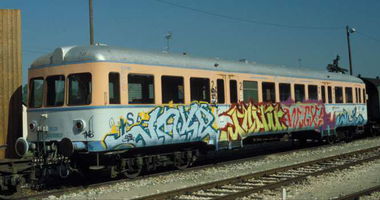 Graffiti Train - Photo by Arschloch - joke, ???