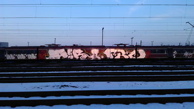 Graffiti Train - Photo by ArtInReality
