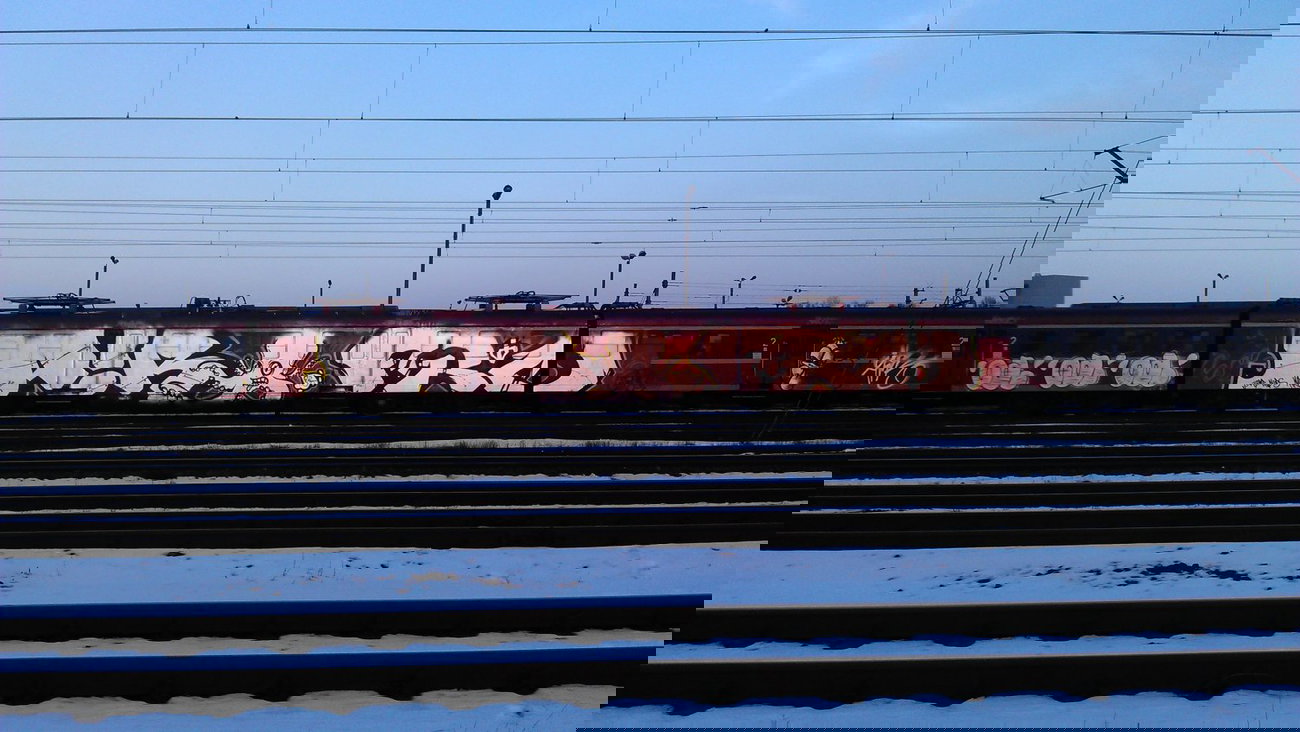 Graffiti Train - Photo by ArtInReality