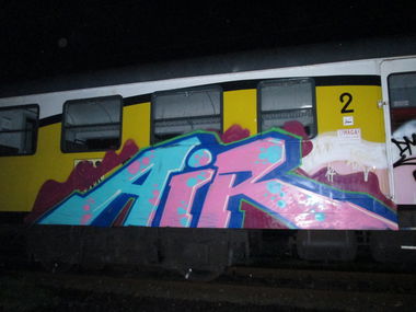 Graffiti Train - Photo by ArtInReality