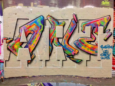 Graffiti Wall in London - Photo by ArtOne - ArtOne (2013)