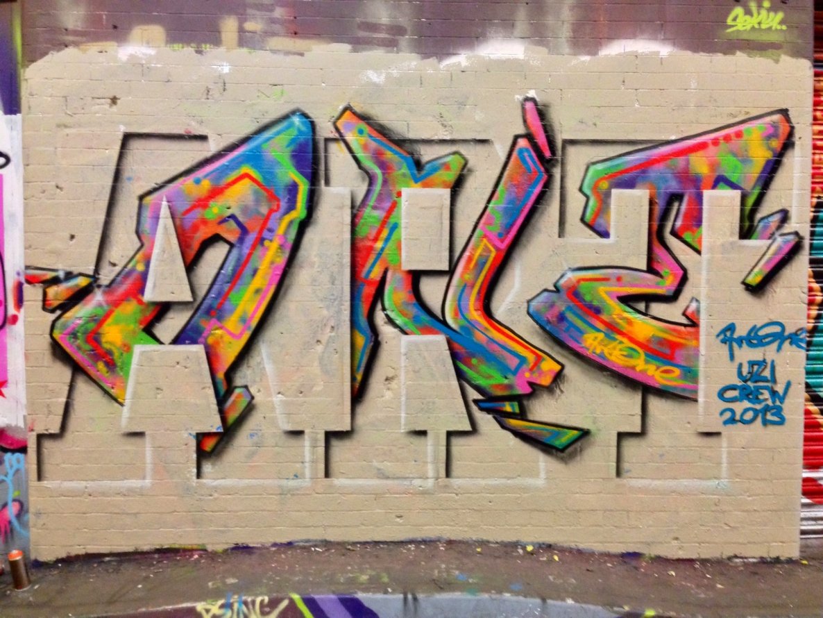 Graffiti Wall in London - Photo by ArtOne - ArtOne (2013)