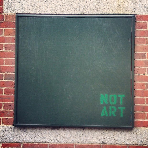 Graffiti Wall in Cambridge  - Photo by ArtSlantStreet - not, art, anti-art (2013)