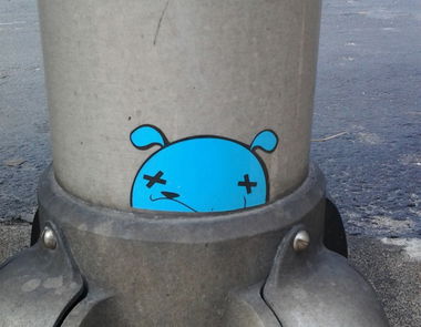 Graffiti Street Art in Philadelphia  - Photo by ArtSlantStreet - monster, stencil, streetart (2013)