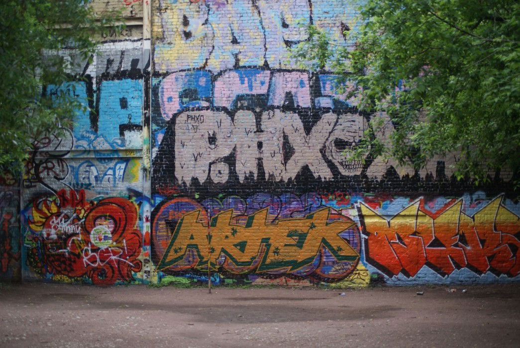 Graffiti Wall in Moscow - Photo by Artek