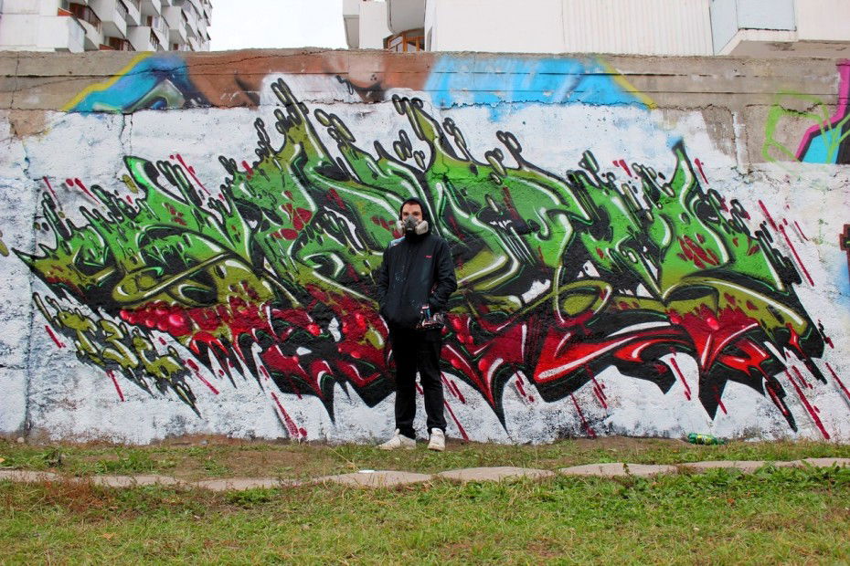 Graffiti Wall in Ufa - Photo by Artue (2011)