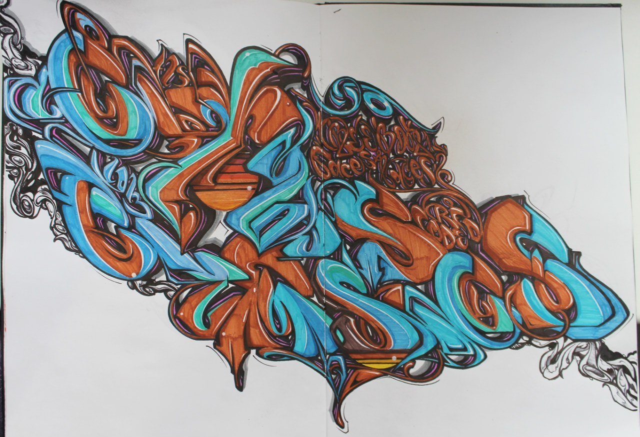 Graffiti Sketch - Photo by Artue (2013)