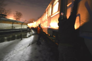 Graffiti Artwork - Photo by AsboRebus - Rebus, Asbo, Metro (2015)