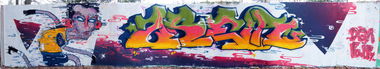 Graffiti Wall in Homburg - Photo by Aser - Laune, Aser, DGA (2011)