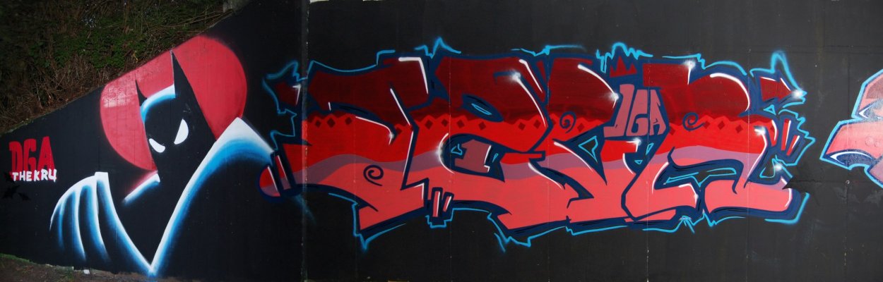 Graffiti Wall in Saarpfalz-Kreis - Photo by Aser - Aser, dga, enub (2014)