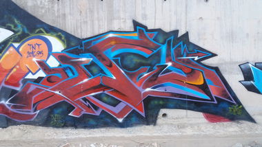 Graffiti Wall - Photo by AshkarGraffiti - irangraffiti, tehran, persianletters (2016)