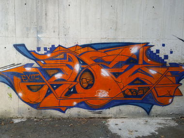 Graffiti Wall - Photo by AshkarGraffiti - ashkargraffiti, persianletters, exitcrew