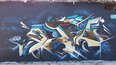 Graffiti Wall - Photo by AshkarGraffiti - irangraffiti, tehran, persianletters (2016)